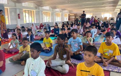 International Yoga Day 2023 Celebrated at Bearys Seaside Public School